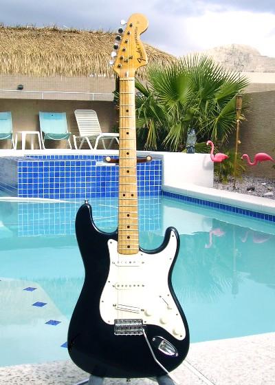 Ritchie Blackmore Black Stratocaster with Maple Neck