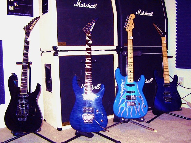 Randy Youngs Jacksons & custom Charvel Guitar!