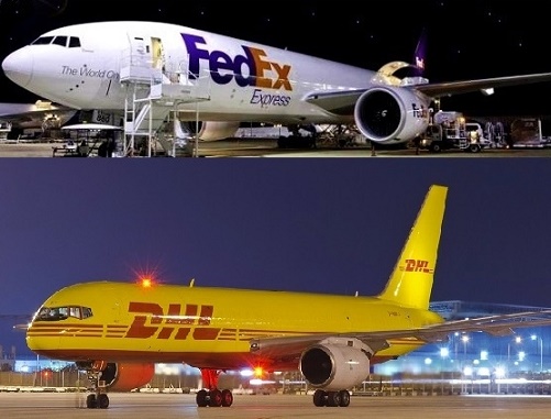 FedEx and DHL shipping