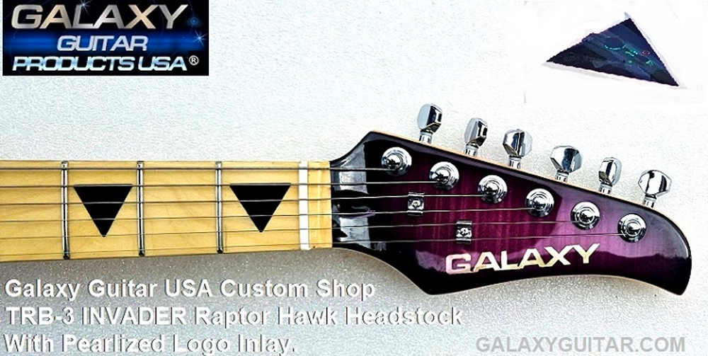 Purple Burst Headstock