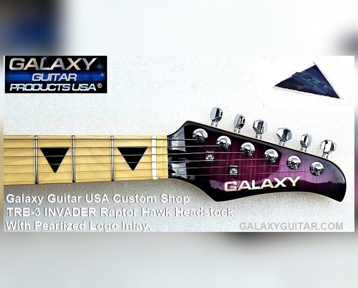 Purple Burst Headstock