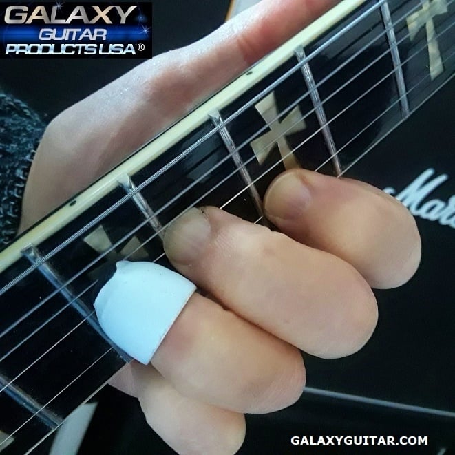 Ultra Thin Left Hand Guitar Fingertip Protection Silicone Finger Guard  Cover