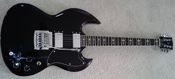 Black SG Guitar