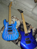 Randys custom made Charvel & Jackson reverse